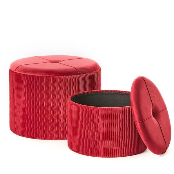 Set Pouf Contenitore “COCO’ BOX” (2pz) - BIONDI HOME