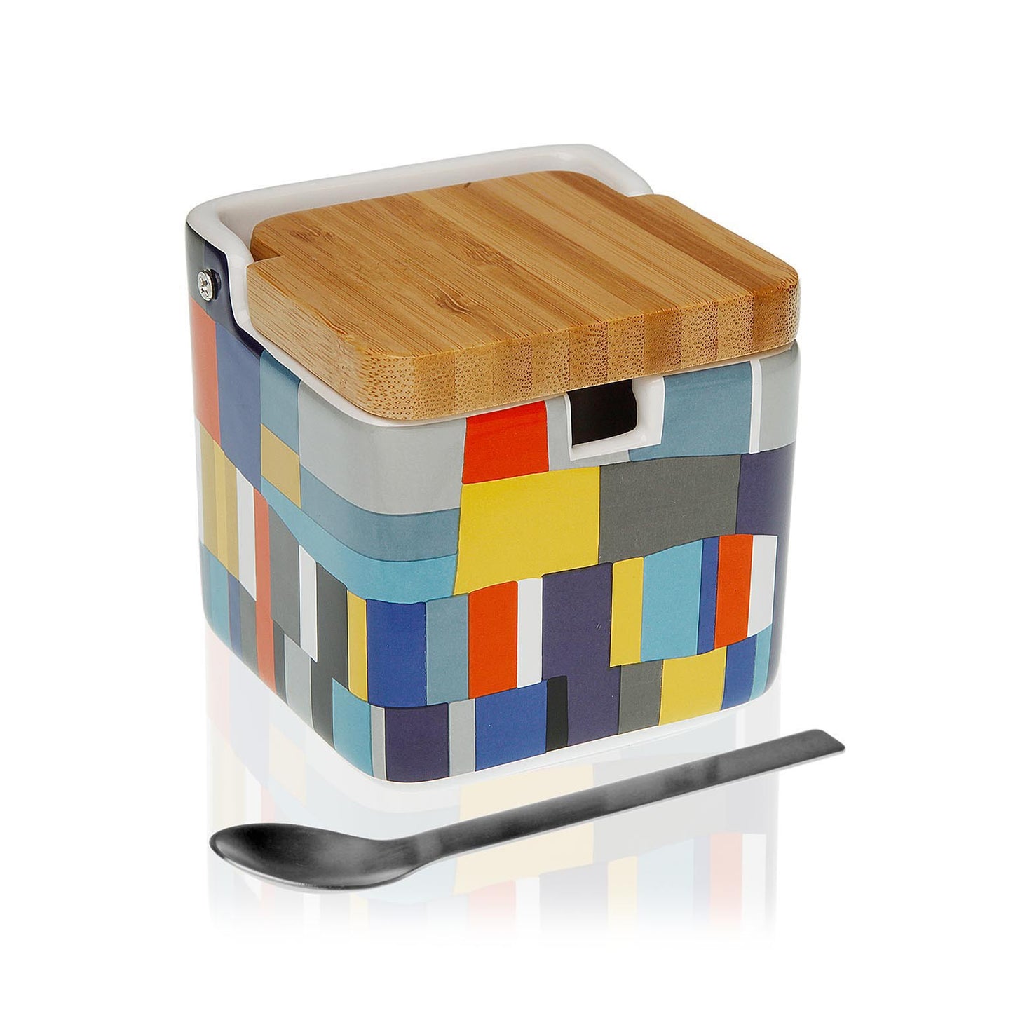 Zuccheriera “FUNNY” Con Coperchio Bamboo - BIONDI HOME
