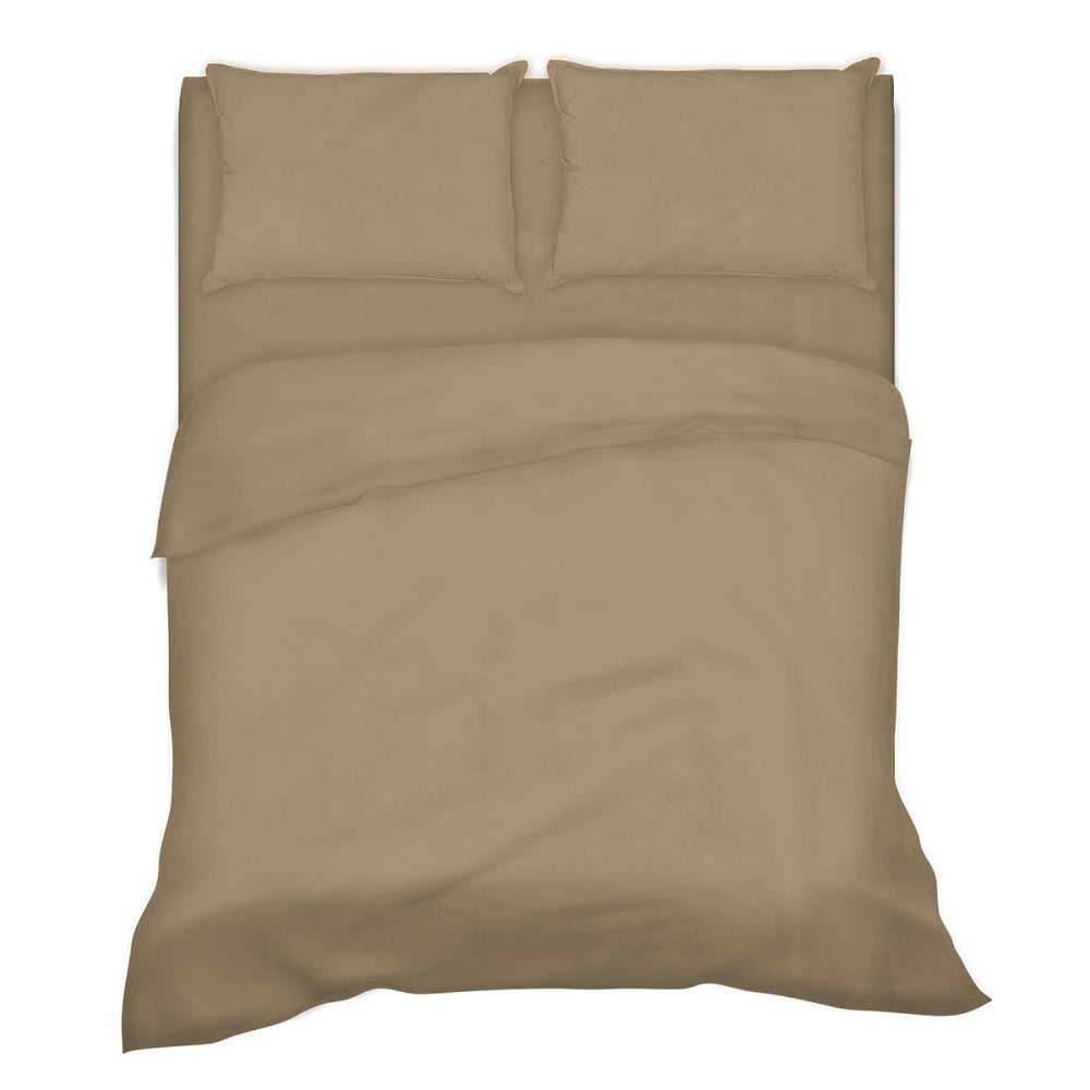 Completo Letto -TORTORA- 100% Cotone TOP QUALITY - BIONDI HOME