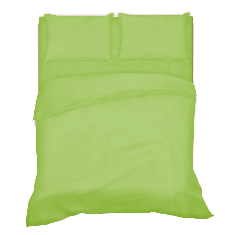 Completo Letto -VERDE ACIDO- 100% Cotone TOP QUALITY - BIONDI HOME