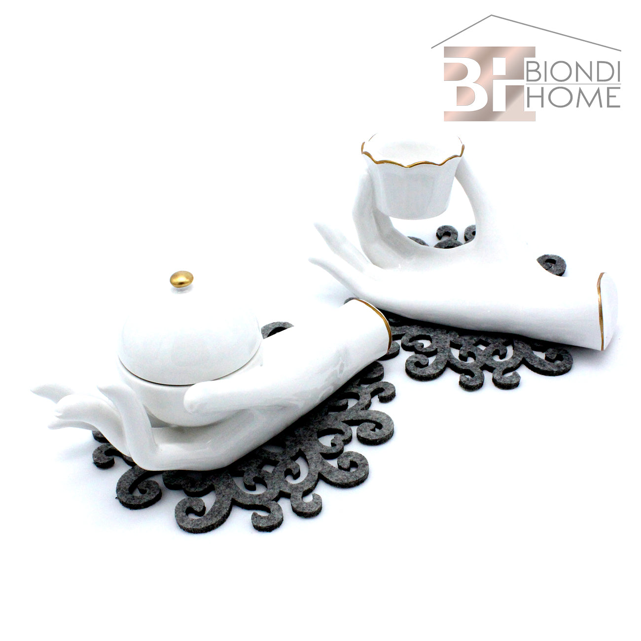 Portacandela “HAND” - BIONDI HOME
