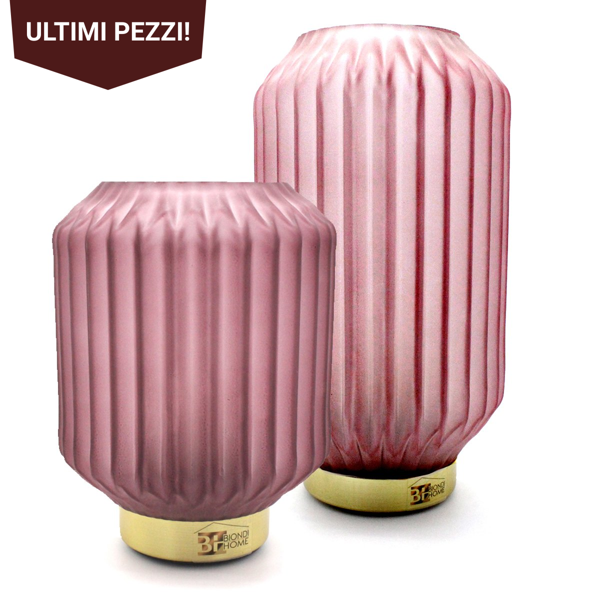 Lampada “ROMANTICA” Rosa 2 - BIONDI HOME