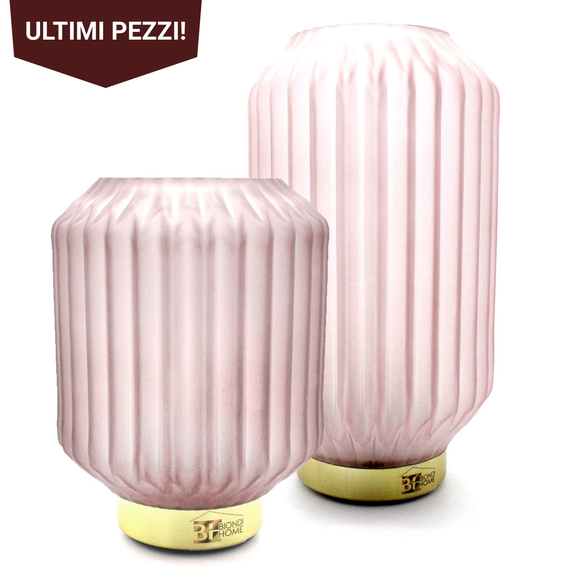 Lampada “ROMANTICA” Rosa 1 - BIONDI HOME