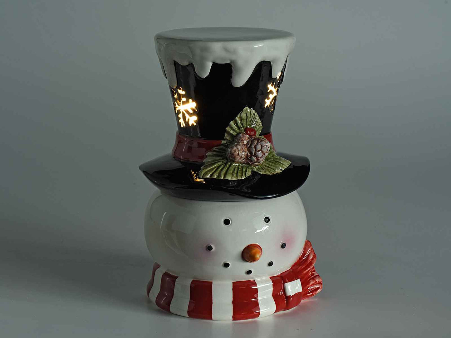 Barattolo “PUPAZZO CILINDRO” con LED