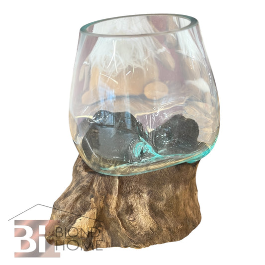Vaso “RADICE E VETRO”