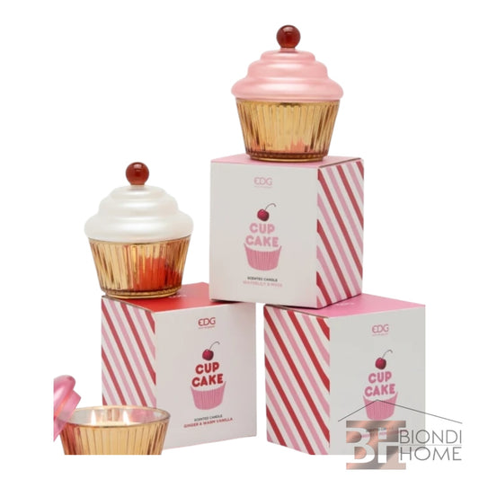 Candela Profumata “CUPCAKE  VETRO”