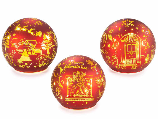 Lampada da Tavolo “SFERA ROSSA” LED