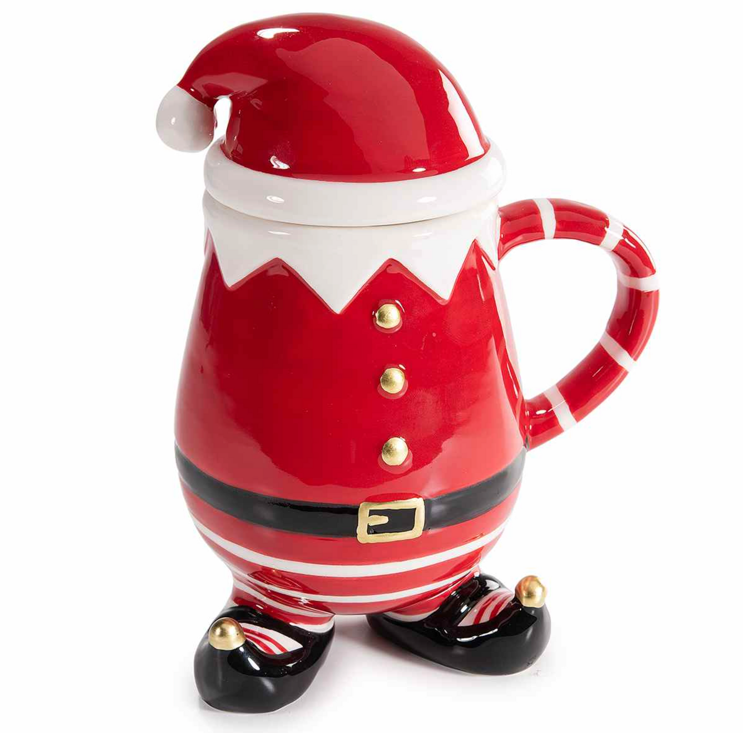 Tazza con Coperchio “ELFO NATALE”