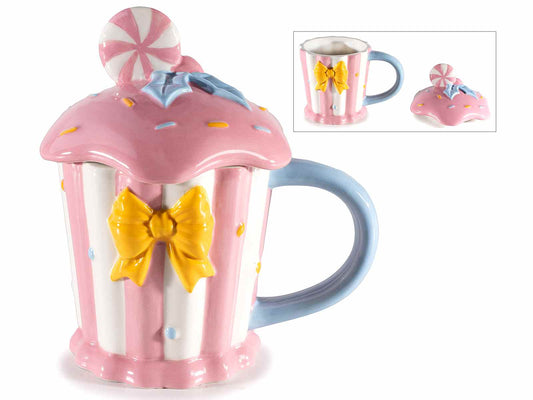 Tazza con Coperchio “ROSA”