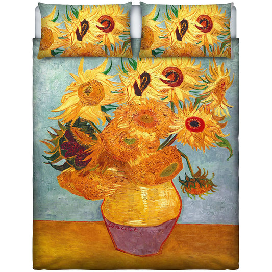 Parure Letto “GIRASOLI” - 100% Cotone - BIONDI HOME