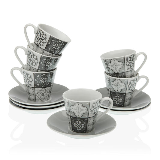 Tazzina Caffè + Piattino “SABRY” (6pz + 6pz) - BIONDI HOME