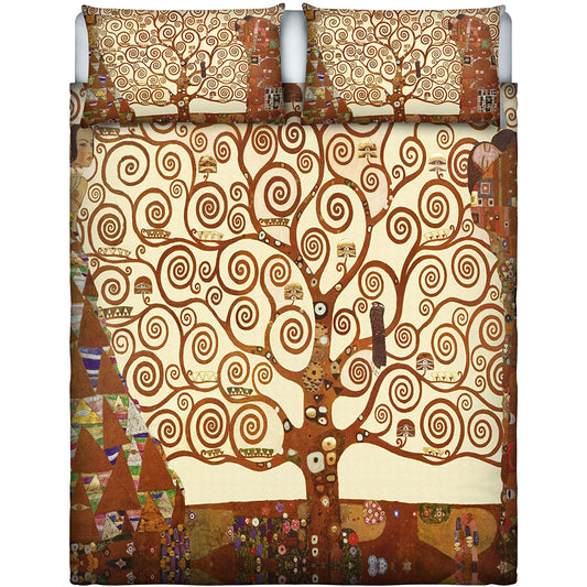 Parure Letto “ALBERO DELLA VITA” - 100% Cotone - BIONDI HOME