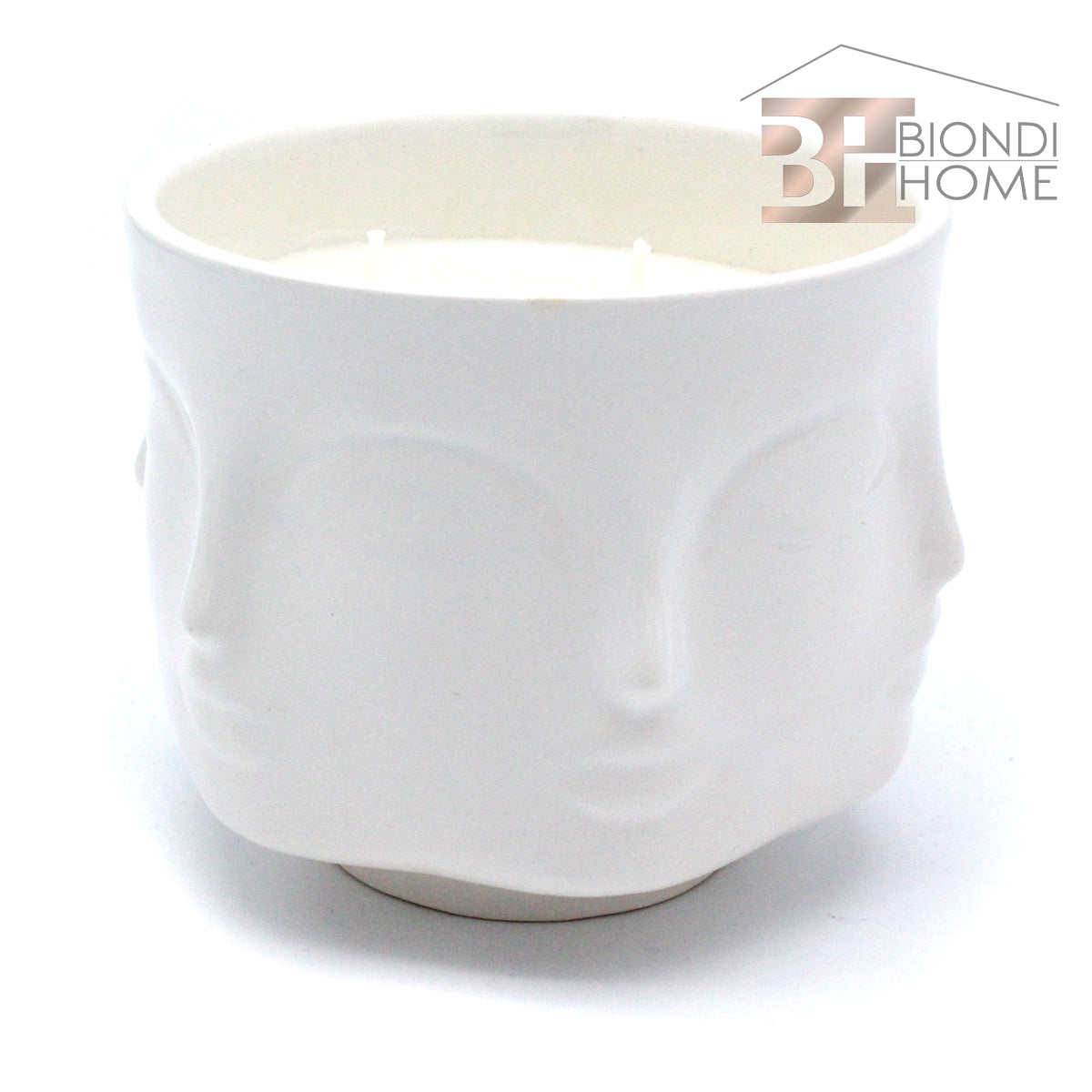 Portacandela “MULTIFACE" + Candela Profumata - BIONDI HOME