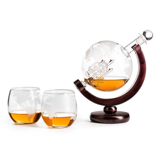 Decanter “MONDO” + Bicchieri - BIONDI HOME
