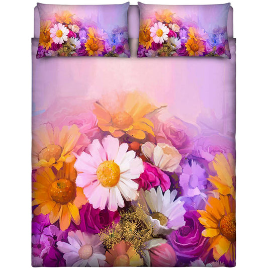 Parure Letto “FLOREAL” - 100% Cotone - BIONDI HOME