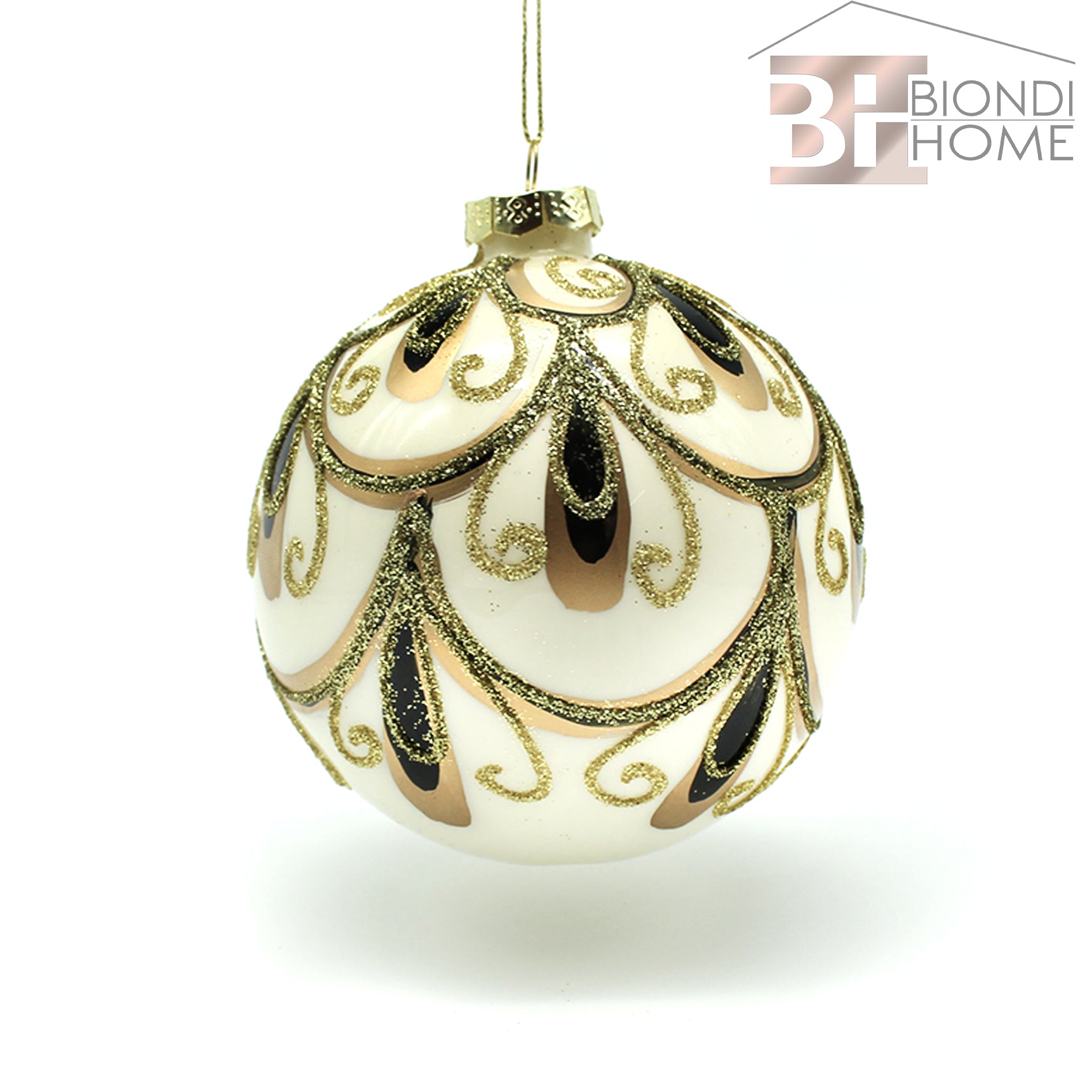 Pallina Natale “DRAPPI” - BIONDI HOME