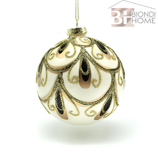 Pallina Natale “DRAPPI” - BIONDI HOME