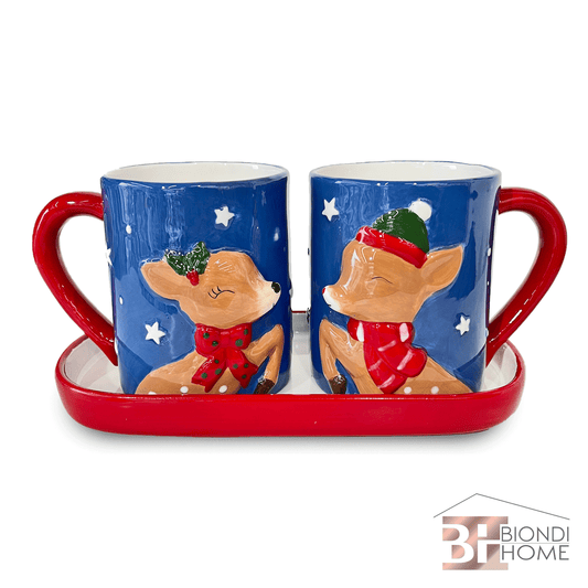 Coppia Tazze “RENNE BACIO”