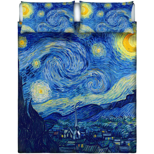 Parure Letto “NOTTE STELLATA” - 100% Cotone - BIONDI HOME
