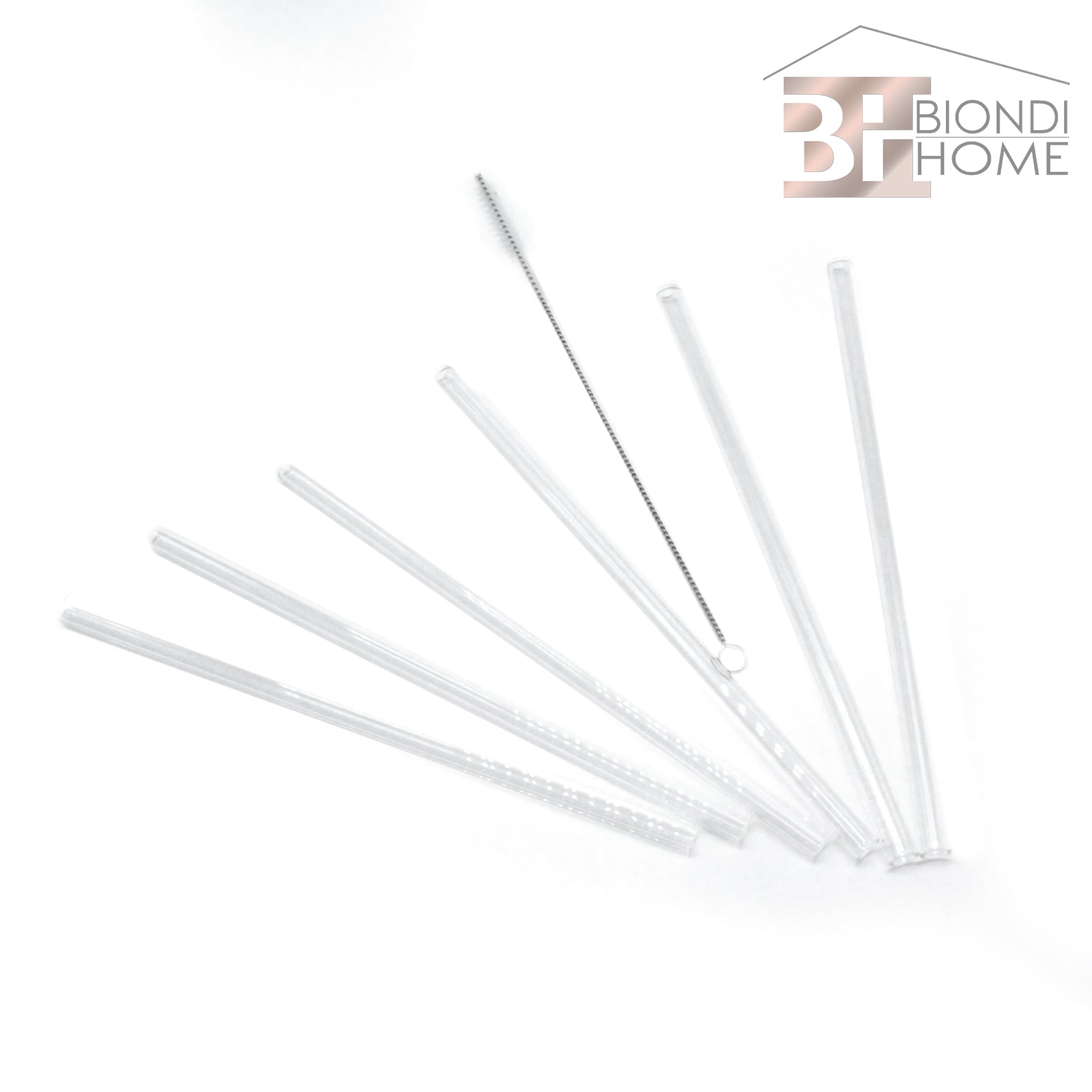 Cannuccia Vetro “SLURP” (6pz) - BIONDI HOME