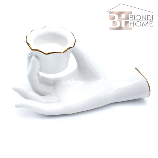 Portacandela “HAND” - BIONDI HOME