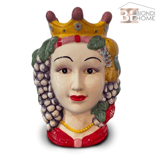 Vaso “TESTA SICILY CON UVA”