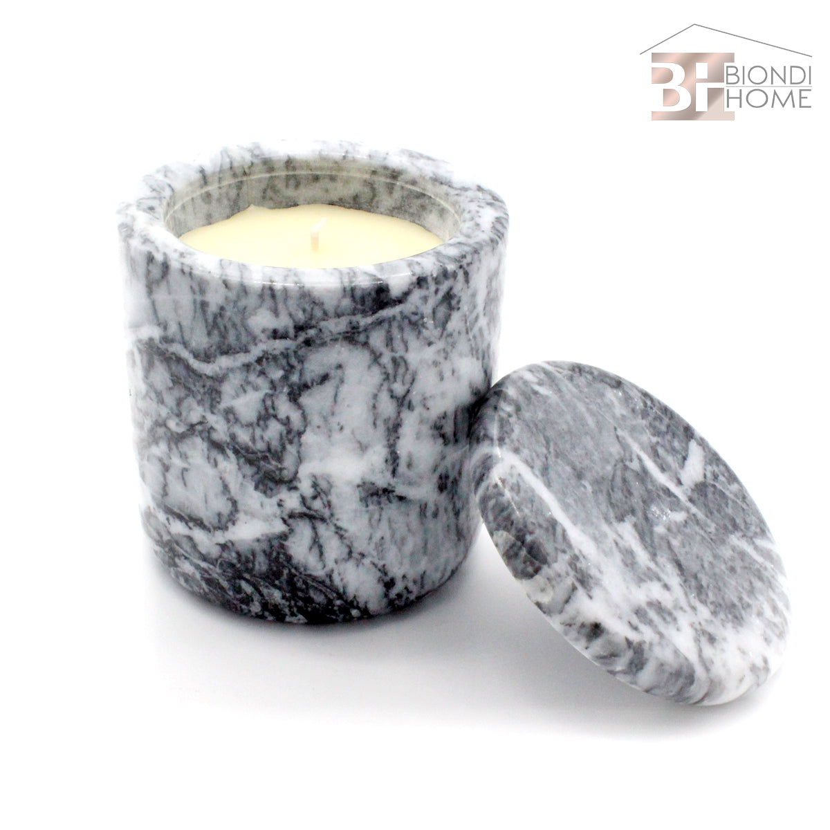 Barattolo “STONE” + Candela Profumata - BIONDI HOME