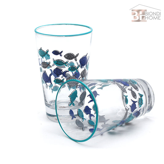 Bicchiere “FISH” (6 pz) - BIONDI HOME