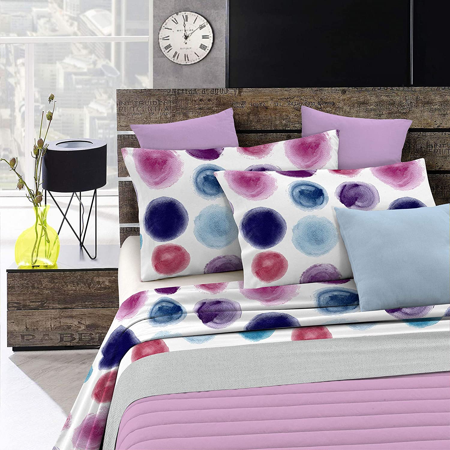 Parure Letto “CIRCLE COLOR” - 100% Cotone - BIONDI HOME