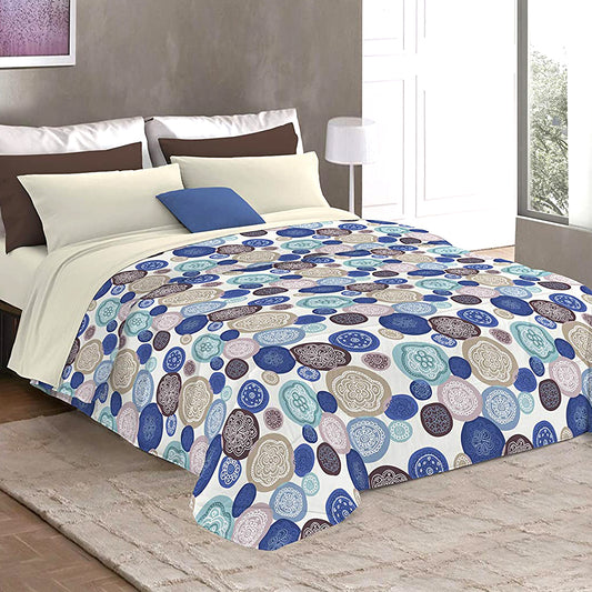 Trapunta “CERCHI BLU” - BIONDI HOME