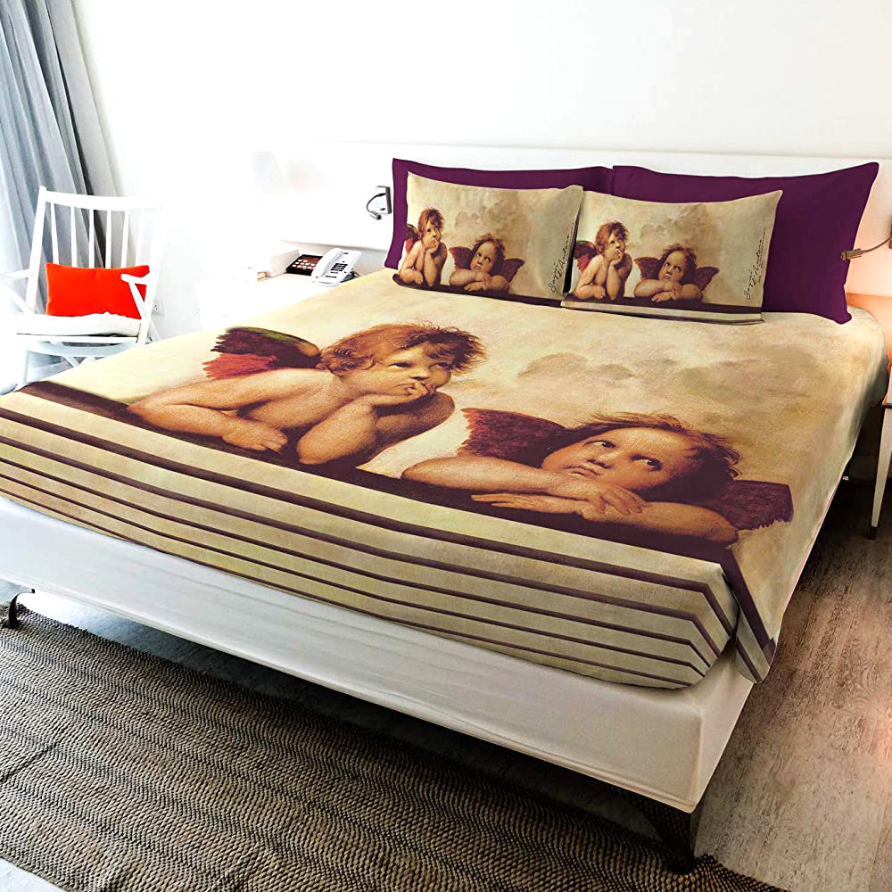 Parure Letto “ANGELI” - 100% Cotone - BIONDI HOME
