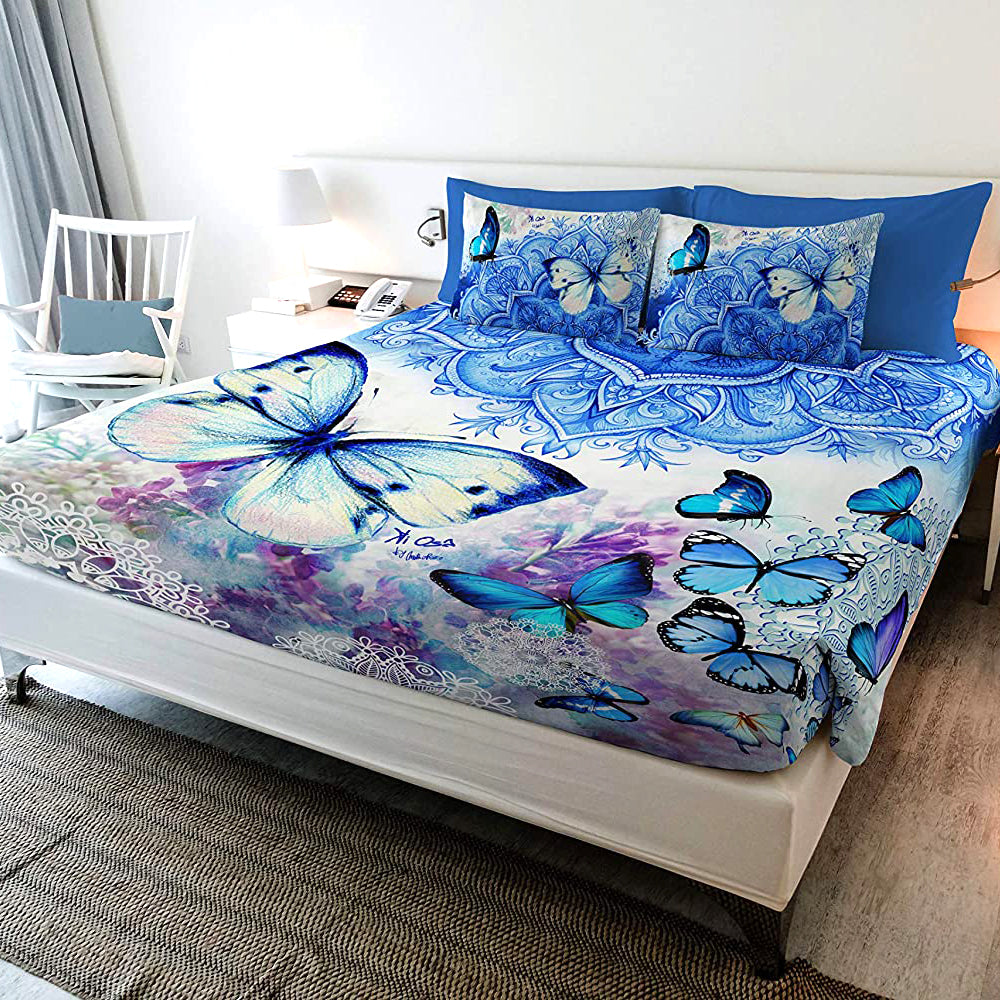 Parure Letto “BUTTERFLY” - Microfibra - BIONDI HOME