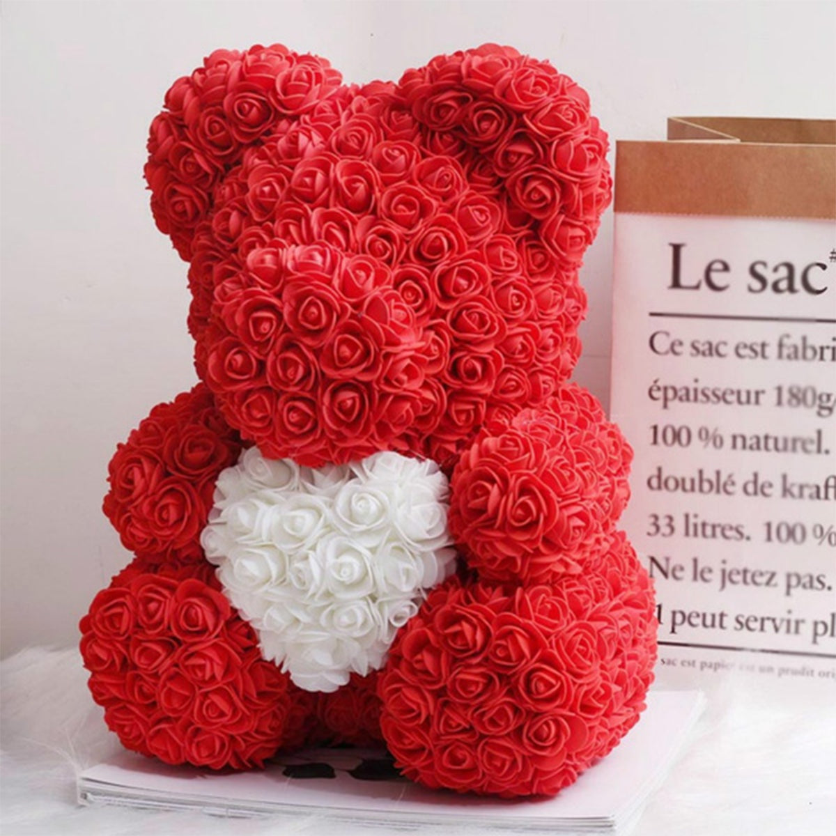 Orsacchiotto “INNAMORATO” - Rosso - BIONDI HOME