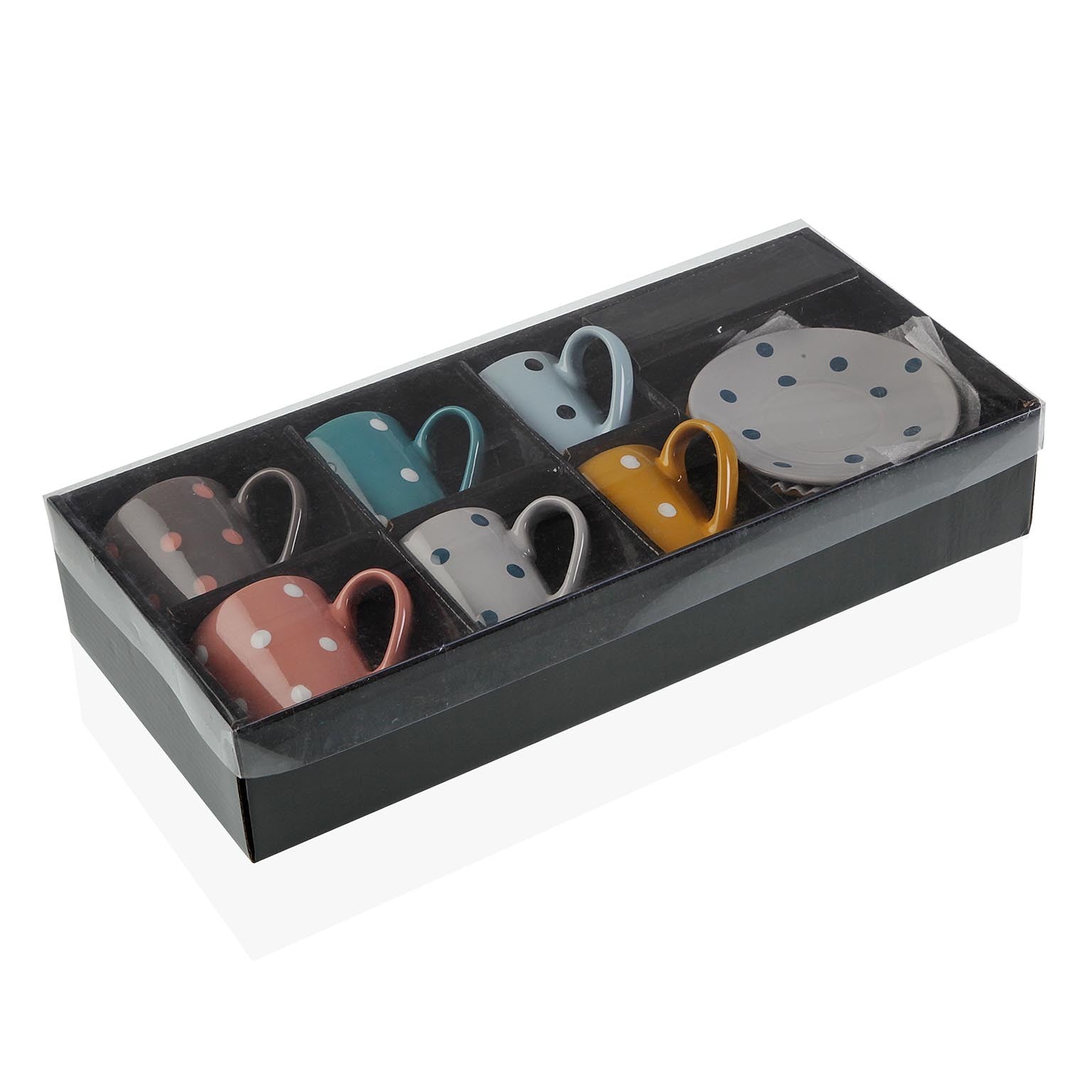 Tazzina Caffè + Piattino “POIS” (6pz + 6pz) - BIONDI HOME