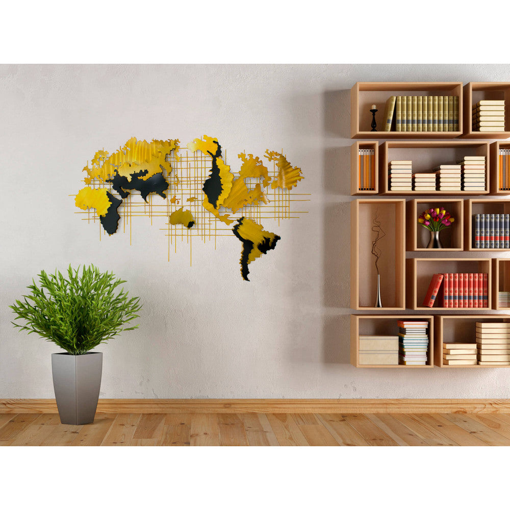 Decoro da Parete "MAPPAMONDO" - BIONDI HOME