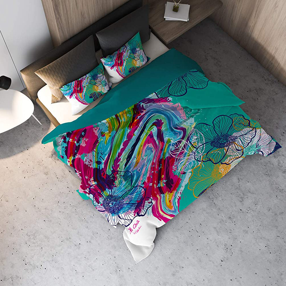 Copripiumino “GREEN FASHION” (+2 federe) - BIONDI HOME