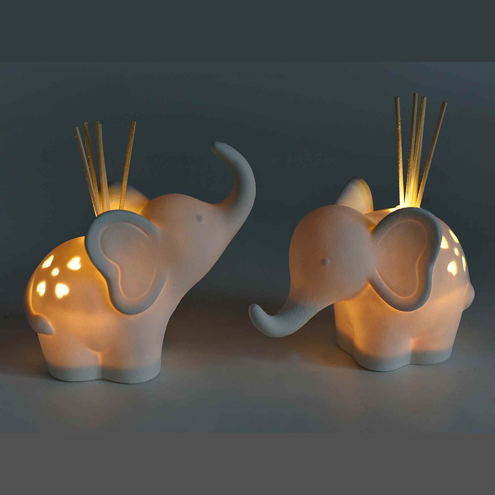 Profumatore “ELEFANTE” con LED - BIONDI HOME