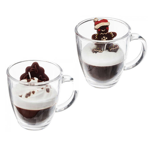 Tazza The + Candela Profumata “PANNA E CIOCCOLATO” - BIONDI HOME