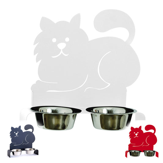 Porta Ciotole “GATTO” - BIONDI HOME
