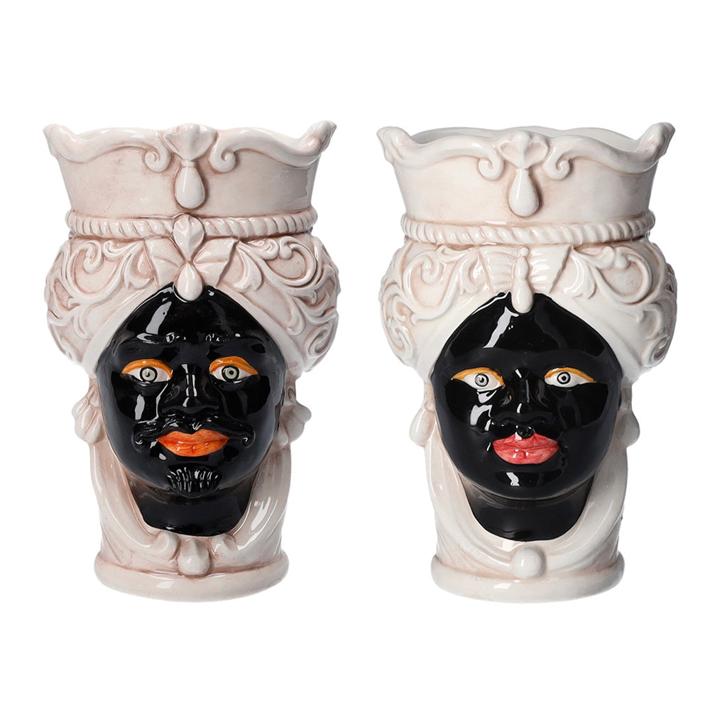 Vaso "TESTA DI MORO ANTICATO”