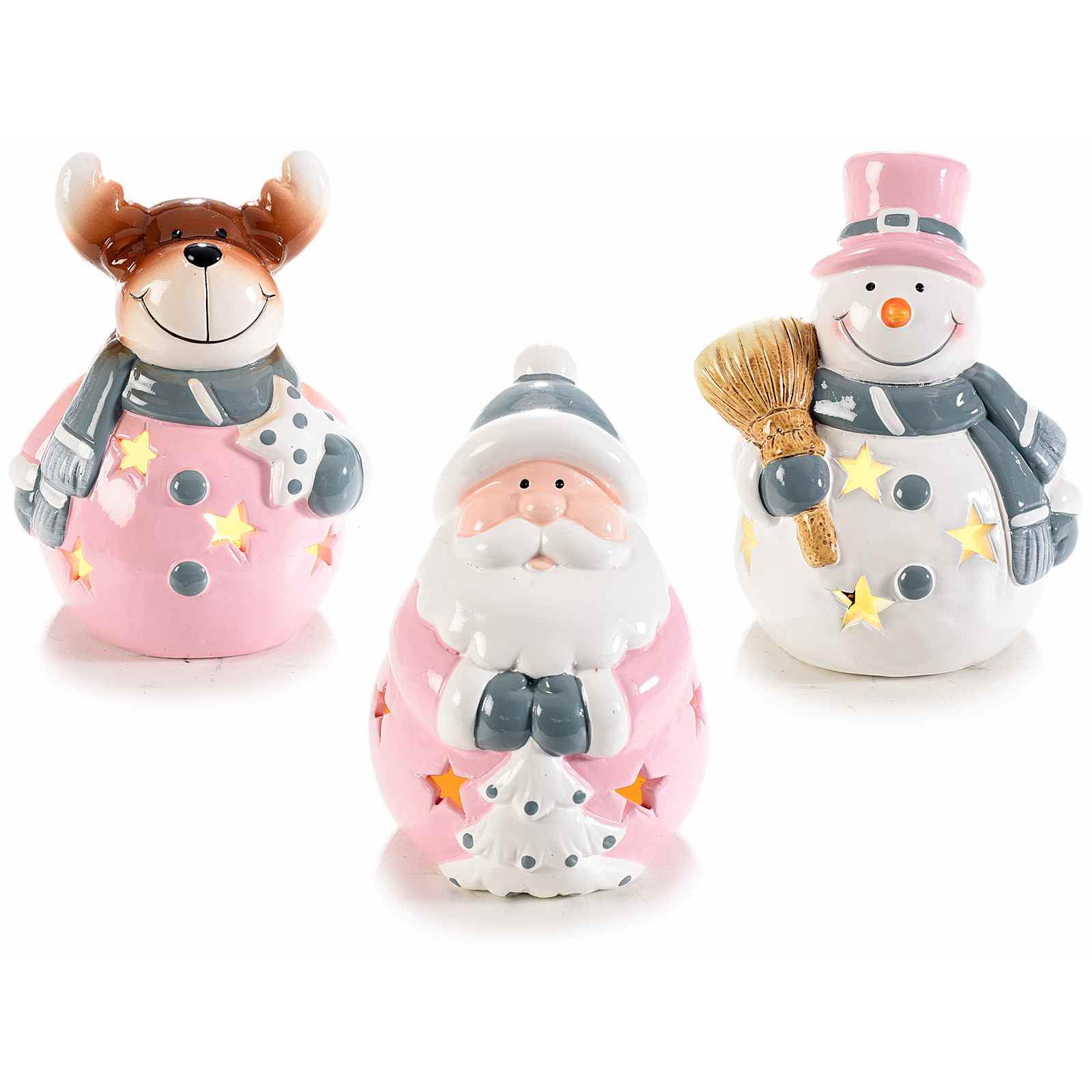 “PINK XMAS” con Led - BIONDI HOME