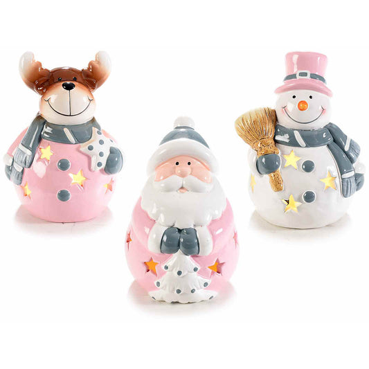 “PINK XMAS” con Led - BIONDI HOME