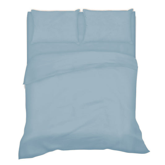 Completo Letto -AZZURRO- 100% Cotone TOP QUALITY - BIONDI HOME