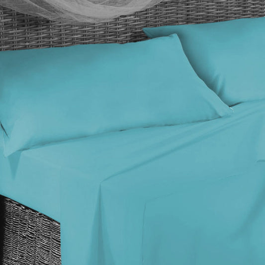 Completo Letto -AZZURRO- Microfibra - BIONDI HOME