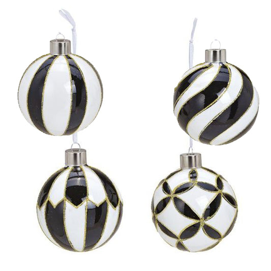 Pallina Natale “BALL BN” (12pz) - BIONDI HOME