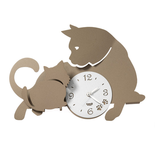 Orologio “MAMMA GATTA” 38x27cm - BIONDI HOME