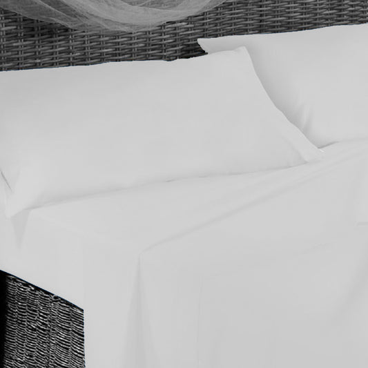Completo Letto -BIANCO- Microfibra - BIONDI HOME