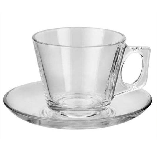 Tazza Cappuccino + Piattino “GIGGIA” (6pz+6pz) - BIONDI HOME