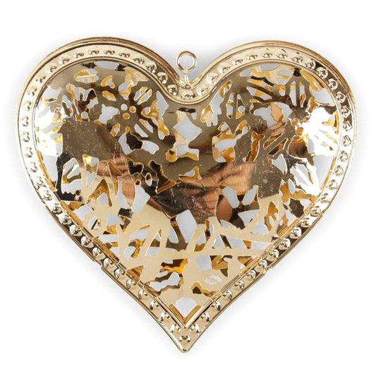 Decoro “CUORI METALLO” (12pz) - BIONDI HOME