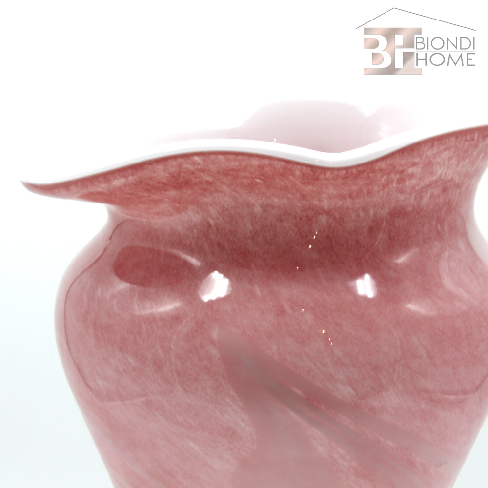 Vaso “TULIPANO ROSA e BIANCO” - BIONDI HOME